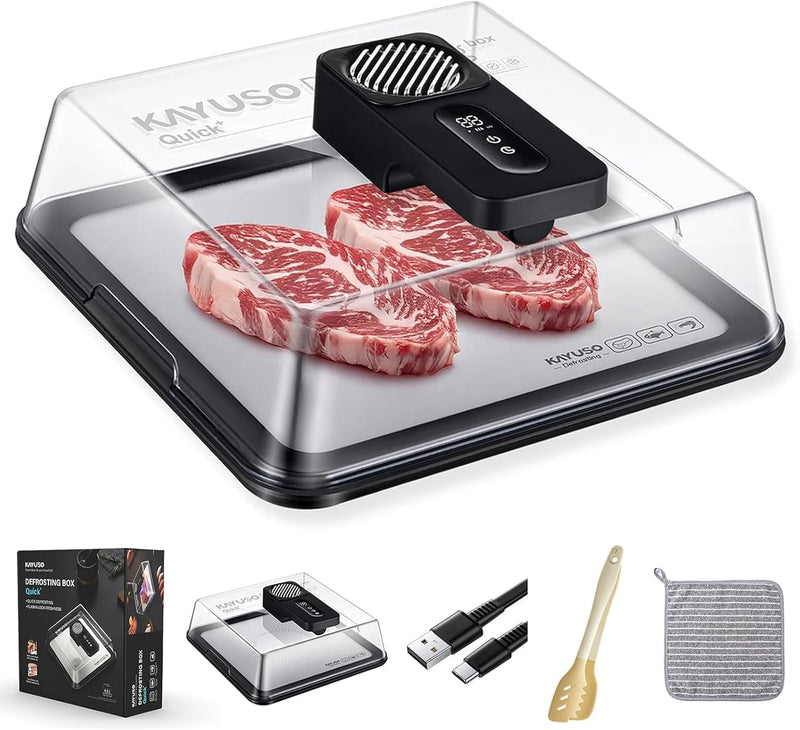 Defrost frozen food in minutes