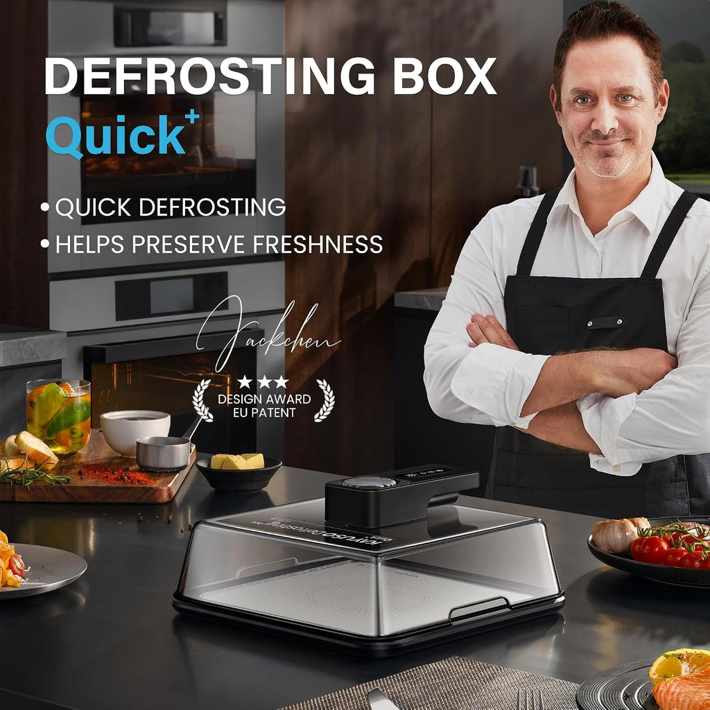 Defrost frozen food in minutes